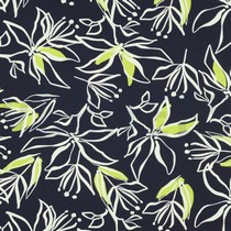 MAGNOLIA STRETCH FLOWERS NAVY (thumbnail)