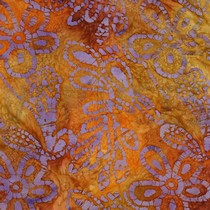 UNIQUE CRAFTED BATIK COTTON OCHRE (thumbnail)