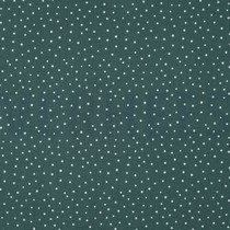 DOUBLE GAUZE LITTLE DOTS DARK GREEN (thumbnail)