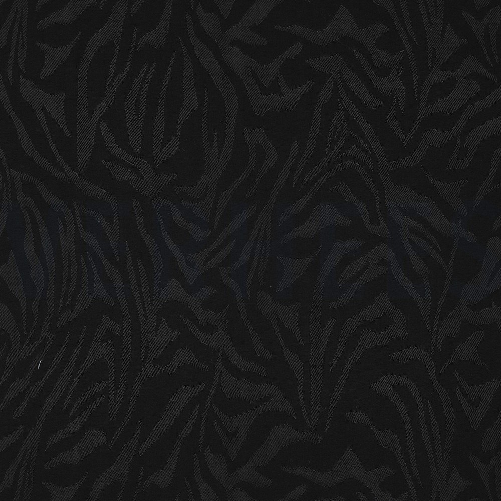 VISCOSE JACQUARD ANIMAL SKIN BLACK (thumbnail)