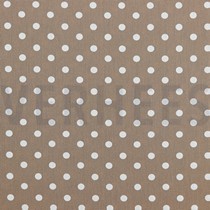 POPLIN DOTS TAUPE (thumbnail)