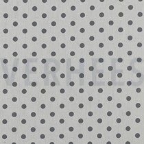 POPLIN DOTS WHITE/GREY (thumbnail)