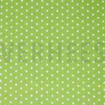 POPLIN PETIT STARS LIME (thumbnail)