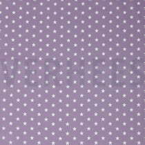 POPLIN PETIT STARS LILAC (thumbnail)