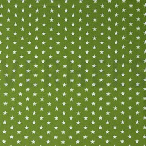 POPLIN PETIT STARS GREEN (thumbnail)