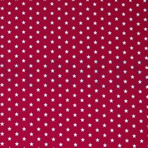 POPLIN PETIT STARS CERISE (thumbnail)