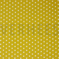 POPLIN PETIT STARS OCHRE (thumbnail)