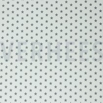 POPLIN PETIT STARS WHITE/GREY (thumbnail)