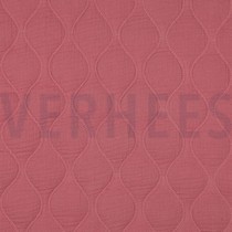 DOUBLE GAUZE QUILT MAUVE (thumbnail)