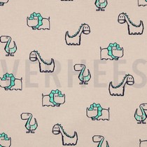 FLANNEL DINOSAURS BEIGE (thumbnail)