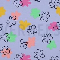 JERSEY FLOWERS LAVENDER (thumbnail)