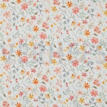 DOUBLE GAUZE DIGITAL FLOWERS WHITE (thumbnail)