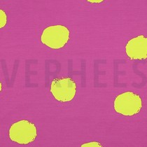 JERSEY BIG DOTS FUCHSIA (thumbnail)