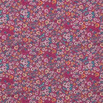 FINE POPLIN DIGITAL FLOWERS FUCHSIA (thumbnail)