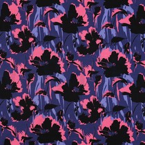 ROSELLA STRETCH FLOWERS NAVY (thumbnail)