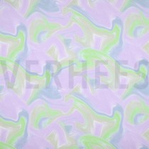 VISCOSE STRETCH DIGITAL ABSTRACT LAVENDER (thumbnail)