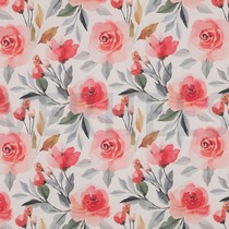 COTTON VOILE DIGITAL FLOWERS WHITE (thumbnail)