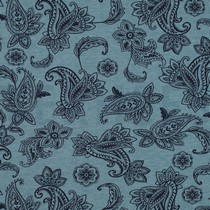 SWEAT MELANGE PAISLEY SMOKE BLUE MELANGE (thumbnail)