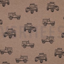 JERSEY MELANGE CARS TAUPE MELANGE (thumbnail)