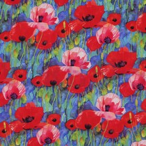 RADIANCE DIGITAL POPPIES COBALT (thumbnail)