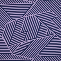 MAGNOLIA STRETCH GEOMETRIC LAVENDER/NAVY (thumbnail)