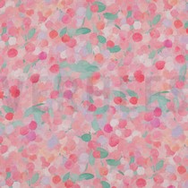 VISCOSE SATIN DIGITAL ABSTRACT PINK (thumbnail)