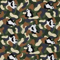 SOFT SWEAT PANDA CAMOUFLAGE FOREST GREEN (thumbnail)