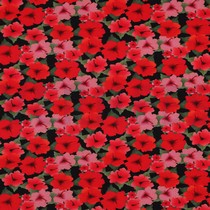 VISCOSE JERSEY DIGITAL FLOWERS RED (thumbnail)