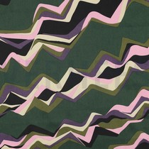 COTTON SATIN ABSTRACT DARK GREEN (thumbnail)