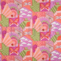 FINE POPLIN DIGITAL LITTLE CREATURES NERIDA HANSEN BRIGHT PINK (thumbnail)