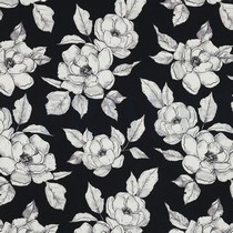 CANVAS DIGITAL FLOWERS BLACK (thumbnail)