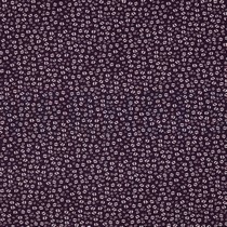 BAMBOO COTTON JERSEY FLOWERS DARK PURPLE (thumbnail)