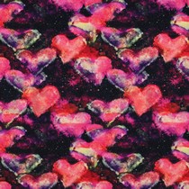 JERSEY DIGITAL NEON HEARTS NAVY / CORAL (thumbnail)