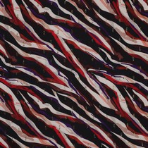 VISCOSE LUREX DIGITAL ANIMAL SKIN BLACK / PURPLE (thumbnail)