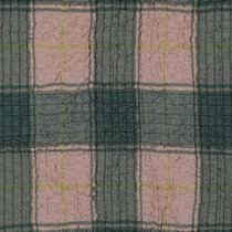 VISCOSE CRINKLE CHECK PEACH (thumbnail)