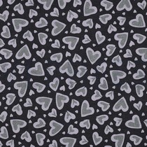 SWEAT MELANGE GLITTER LEOPARD HEARTS INDIGO MELANGE (thumbnail)