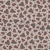 SWEAT MELANGE GLITTER LEOPARD HEARTS LIGHT SAND MELANGE (thumbnail)