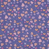 FLANNEL HEARTS LAVENDER (thumbnail)