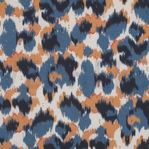 VISCOSE LUREX ANIMAL SKIN ECRU / NAVY (thumbnail)