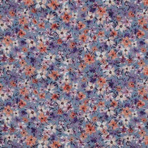 POPLIN DIGITAL FLOWERS SKY BLUE (thumbnail)