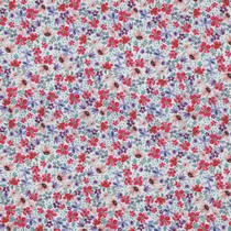 POPLIN DIGITAL SMALL FLOWERS WHITE (thumbnail)