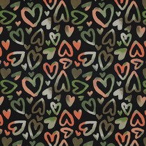 SOFTSHELL DIGITAL ANIMAL SKIN & HEARTS BLACK (thumbnail)