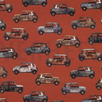 CANVAS DIGITAL CARS TERRACOTTA (thumbnail)