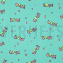 JERSEY NEON LOVE MINT (thumbnail)