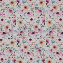 POPLIN DIGITAL FLOWERS WHITE (thumbnail)