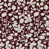 VISCOSE POPLIN STRETCH BIG FLOWERS BORDEAUX (thumbnail)