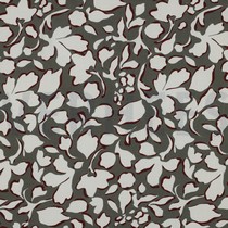 VISCOSE POPLIN STRETCH BIG FLOWERS TAUPE (thumbnail)