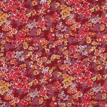 VISCOSE LUREX DIGITAL SMALL FLOWERS CERISE (thumbnail)