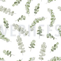 CANVAS DIGITAL EUCALYPTUS WHITE/ GREEN (thumbnail)