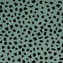 LINEN VISCOSE WASHED DOTS OLD GREEN (thumbnail)